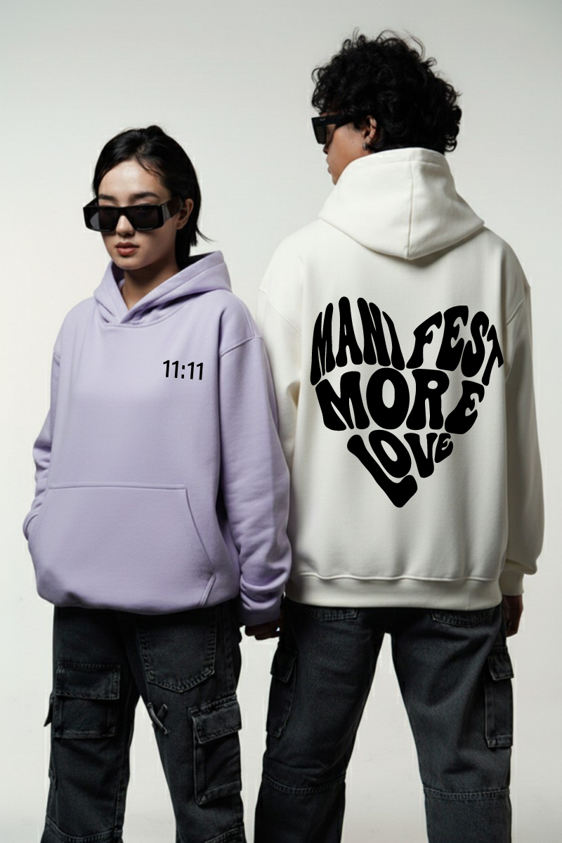 Manifest More Love Couple Hoodies — Pack of 2