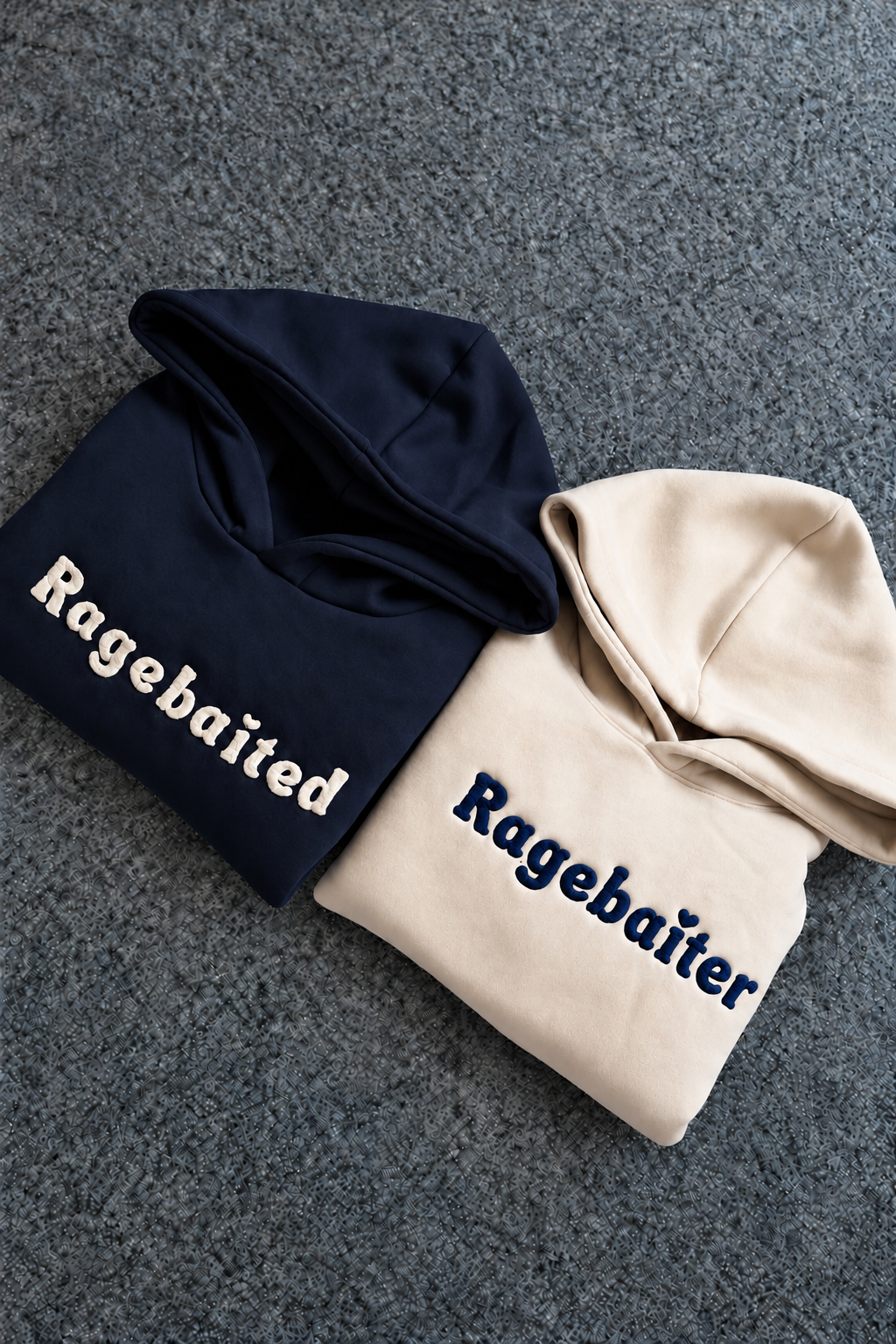Embroided Raigbaited Couple Hoodies — Pack of 2