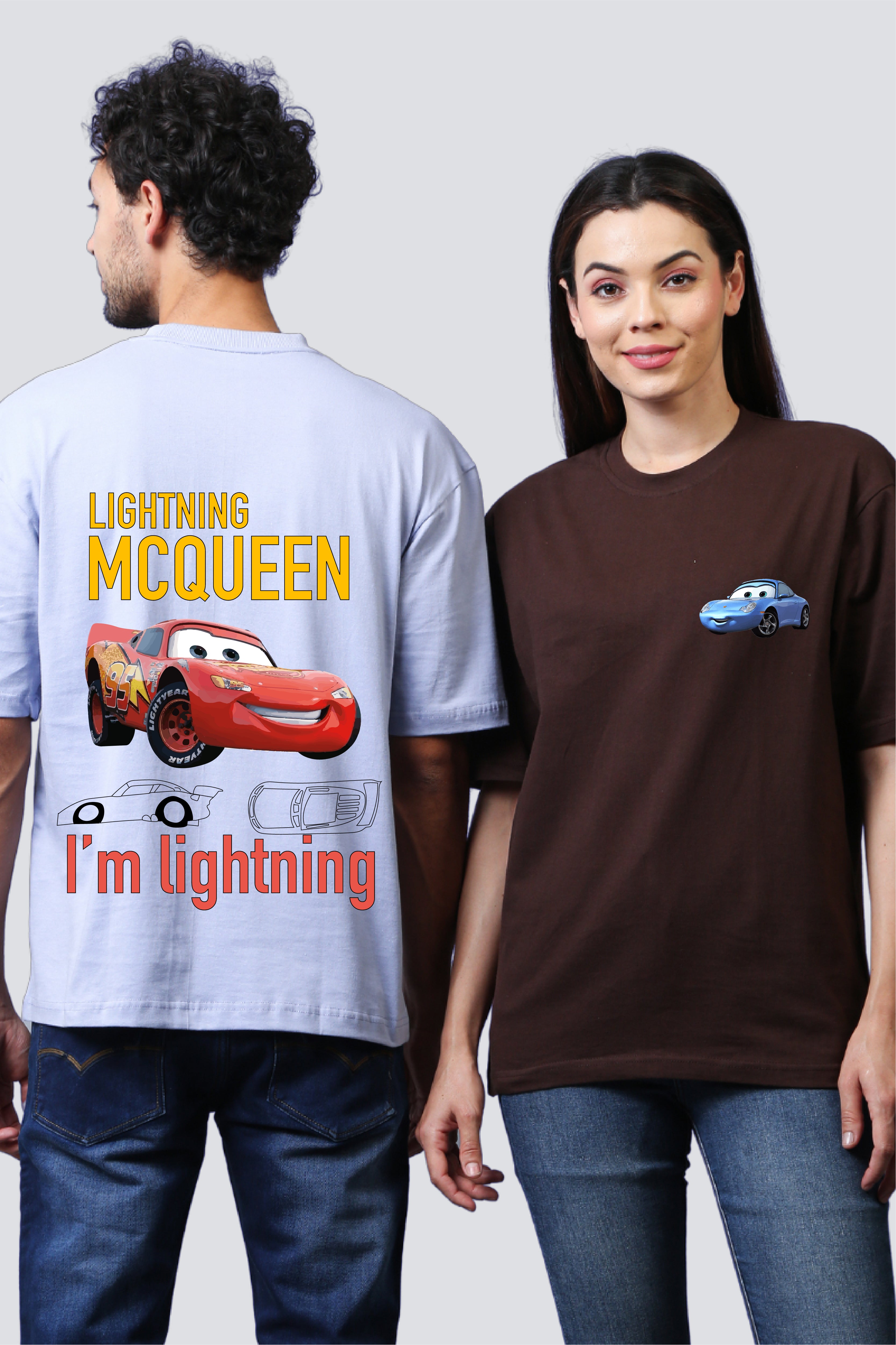 Speedster Romance Couple Oversized Tees — Pack of 2