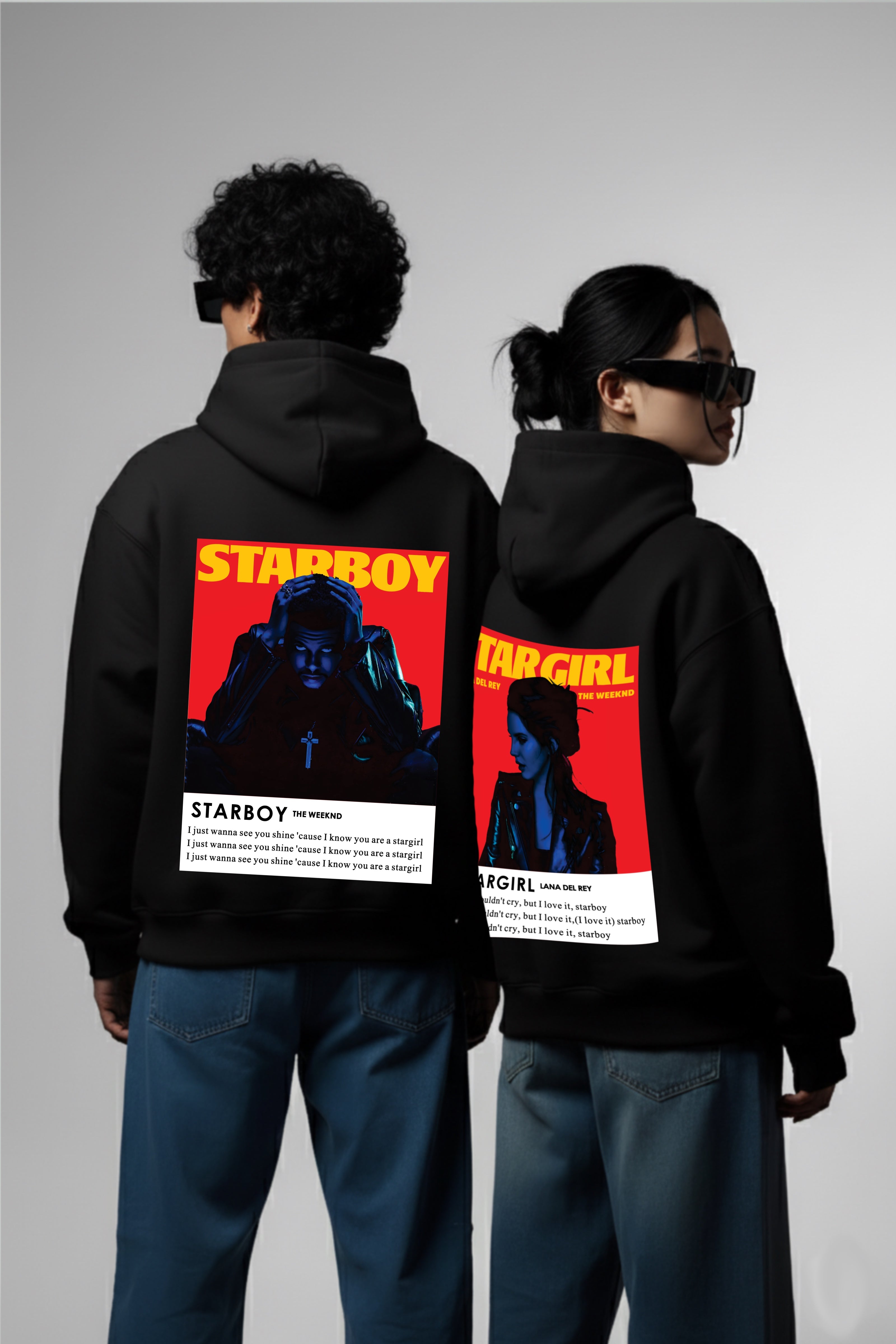 Starboy & Stargirl Couple Hoodies — Pack of 2