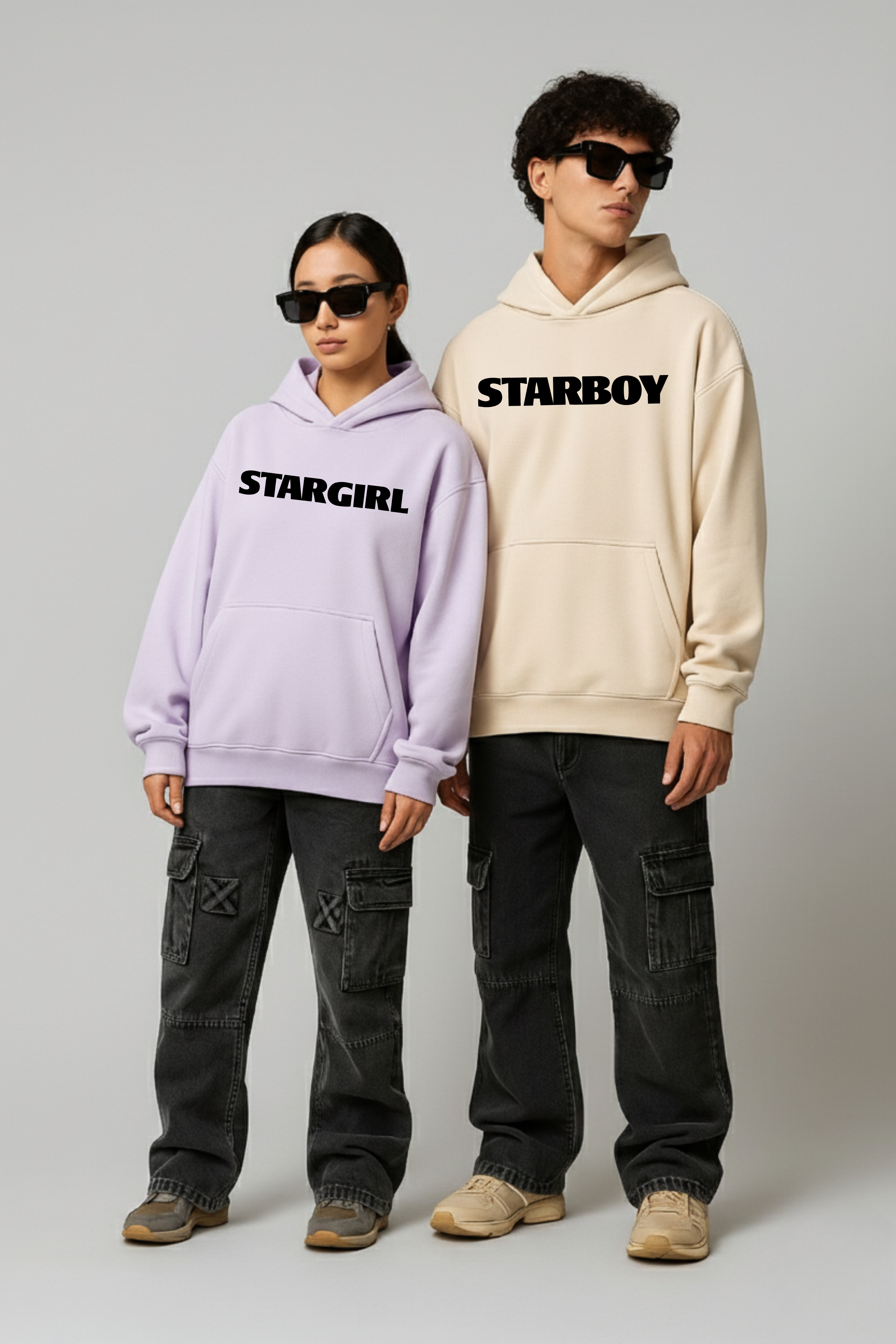 Starboy & Stargirl Couple Hoodies — Pack of 2