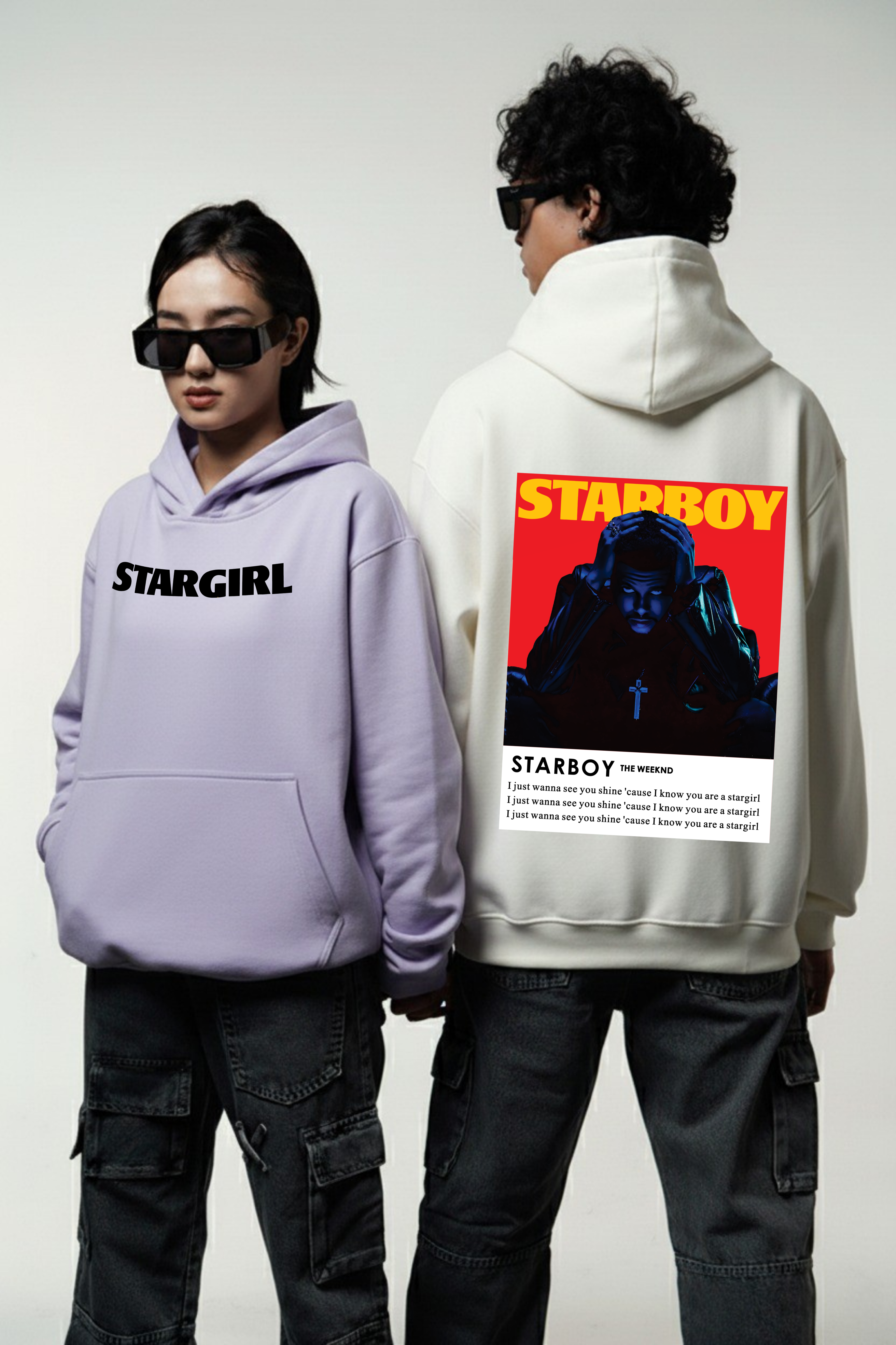 Starboy & Stargirl Couple Hoodies — Pack of 2