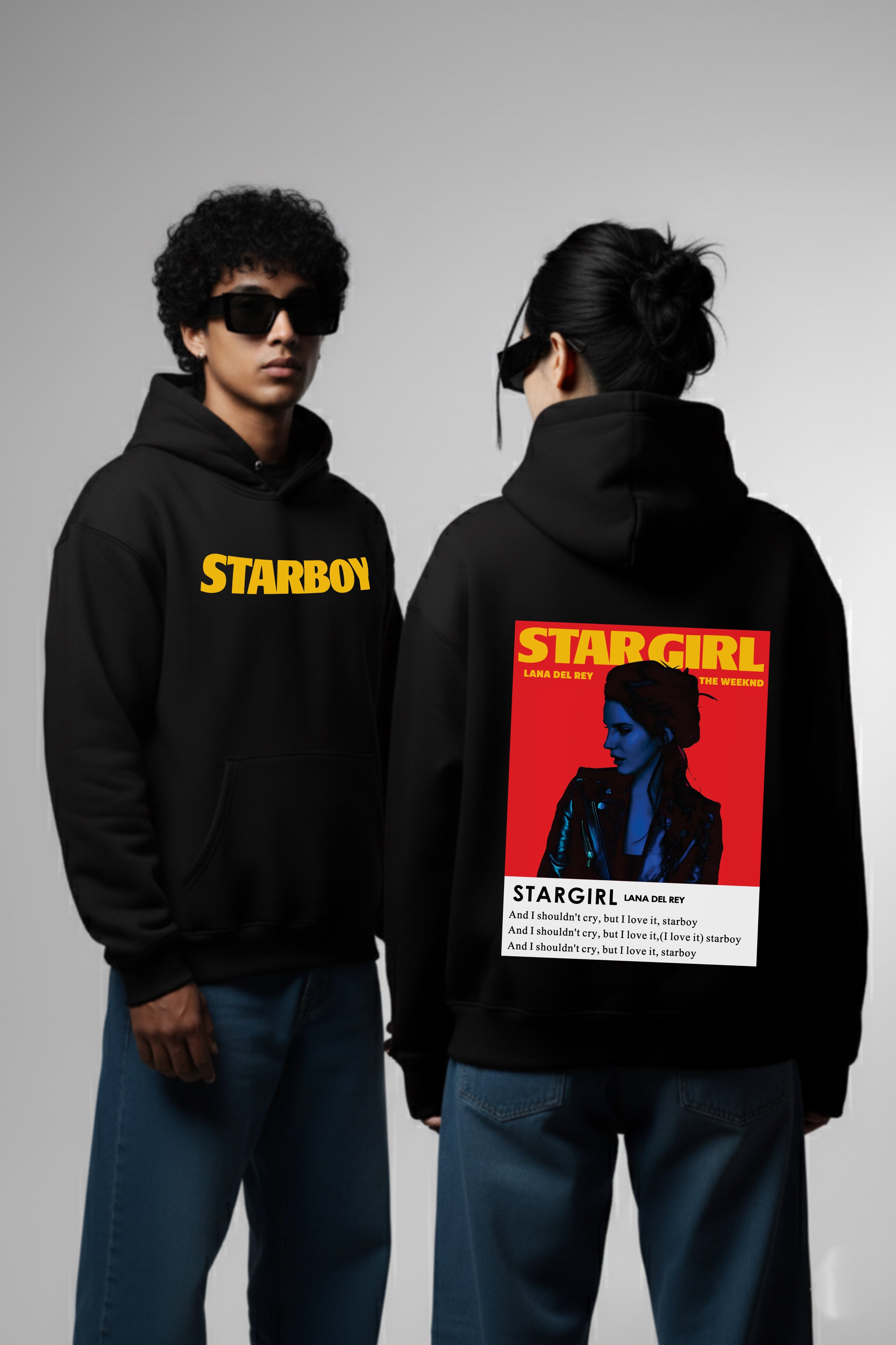 Starboy & Stargirl Couple Hoodies — Pack of 2