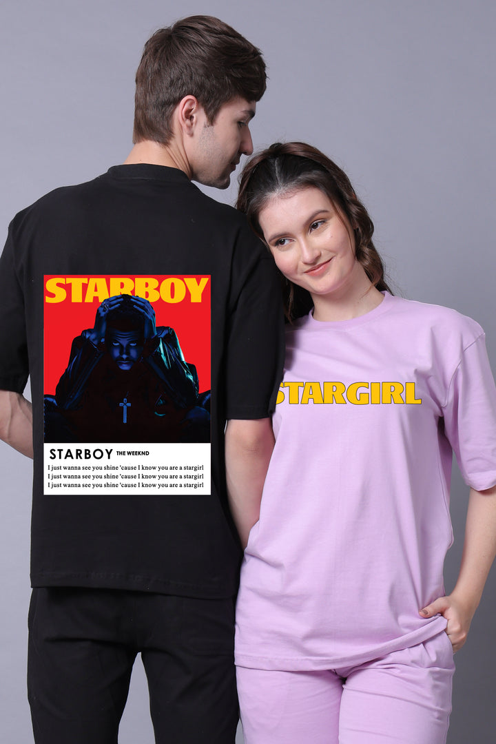 Starboy & Stargirl Couple Oversized Tees — Pack of 2
