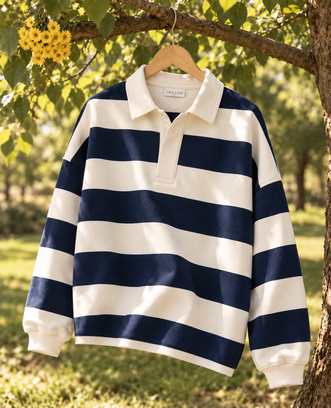 Rugby Stripe Sweatshirt
