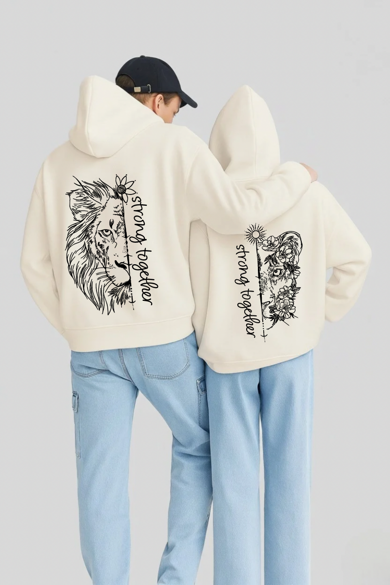 Strong Together Couple Hoodies — Pack of 2