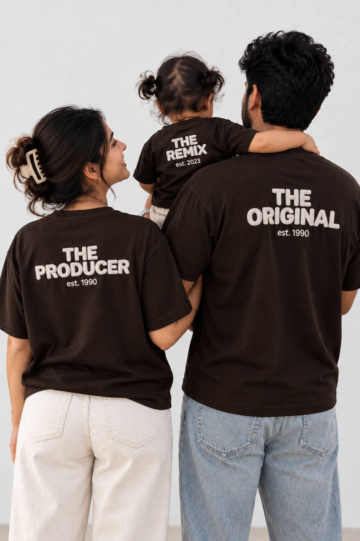 The Original Family Oversized T-Shirts (Pack of 3)