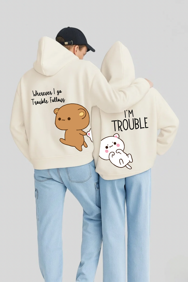 Trouble Duo Couple Hoodies — Pack of 2