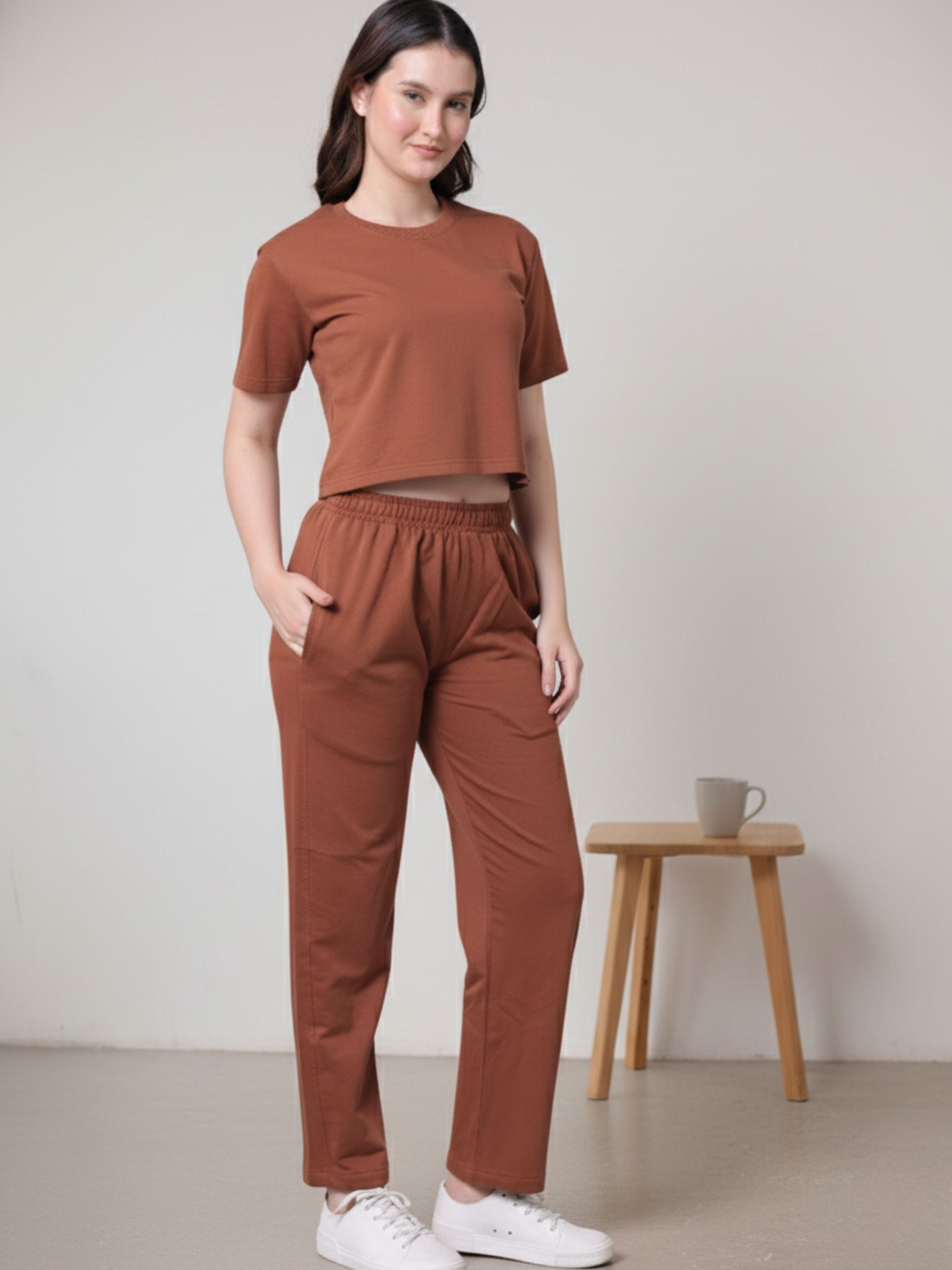 Unisex Brown Jogger