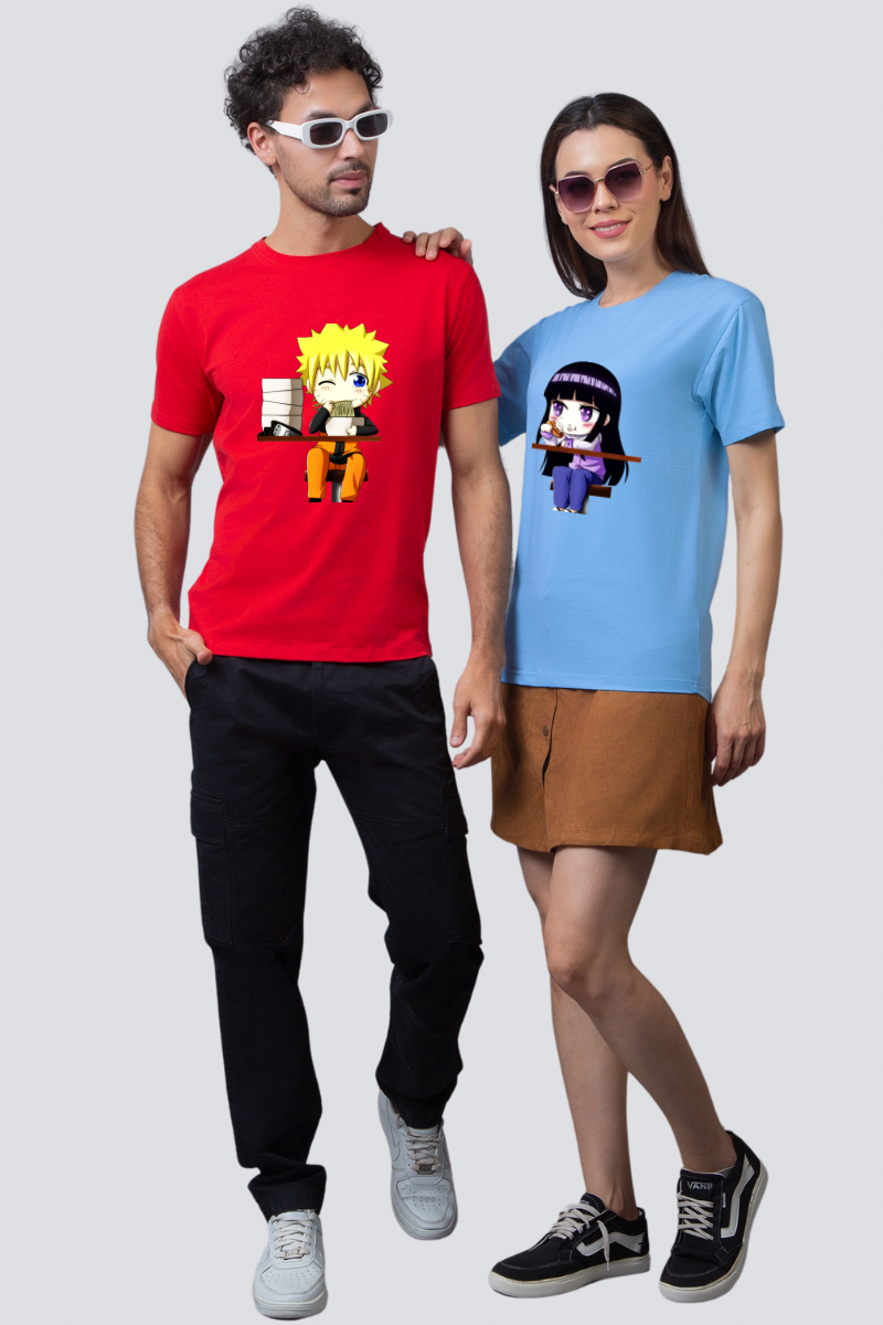 Naruto & Hinata Couple Tees — Pack of 2