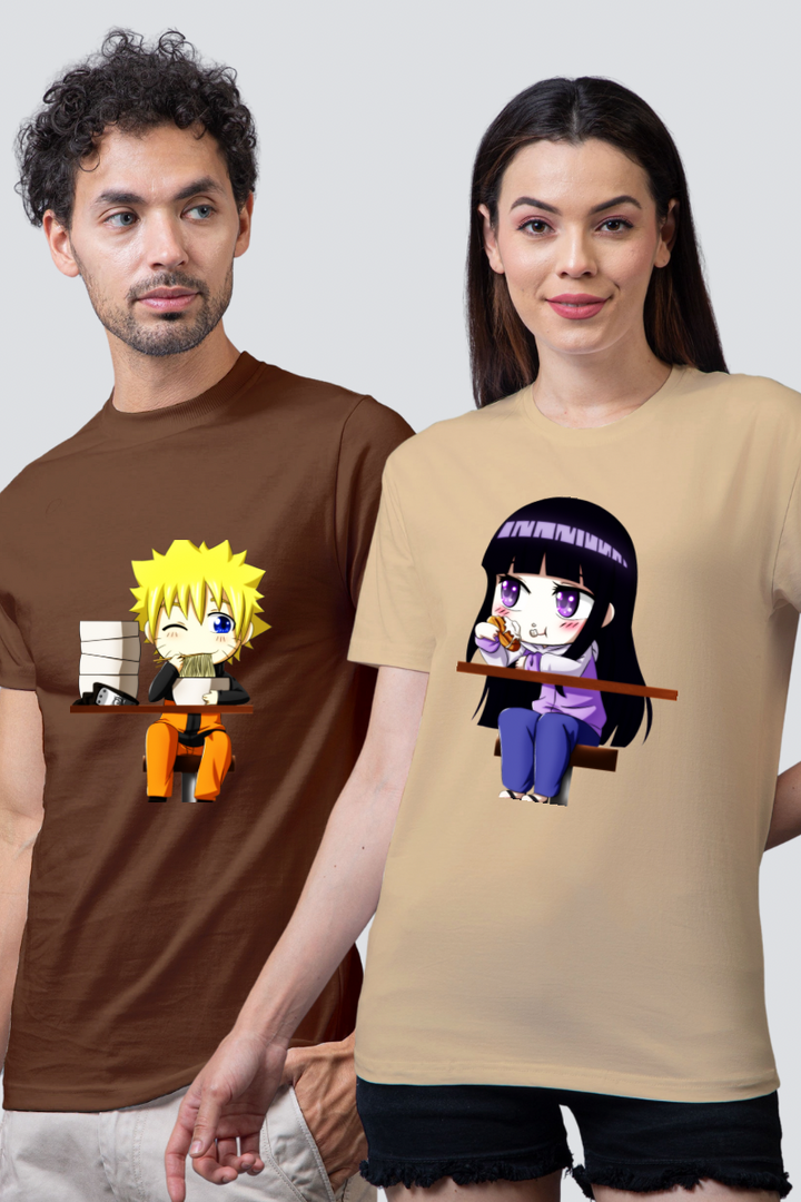 Naruto & Hinata Couple Tees — Pack of 2