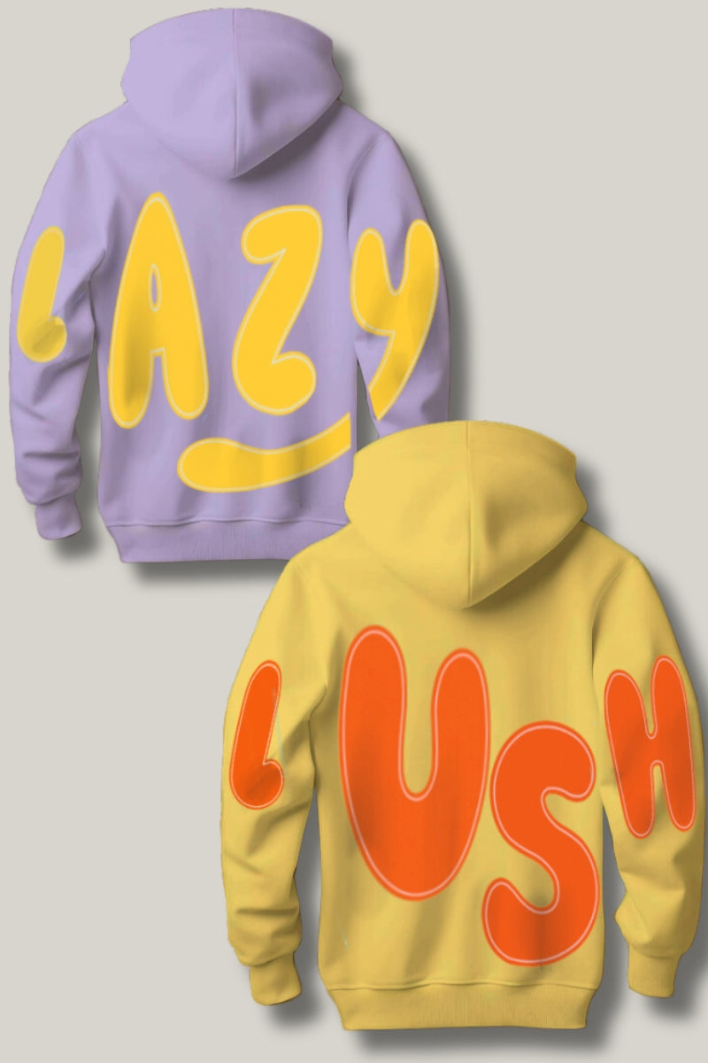 Lazy Lush Signature Couple Hoodies — Pack of 2