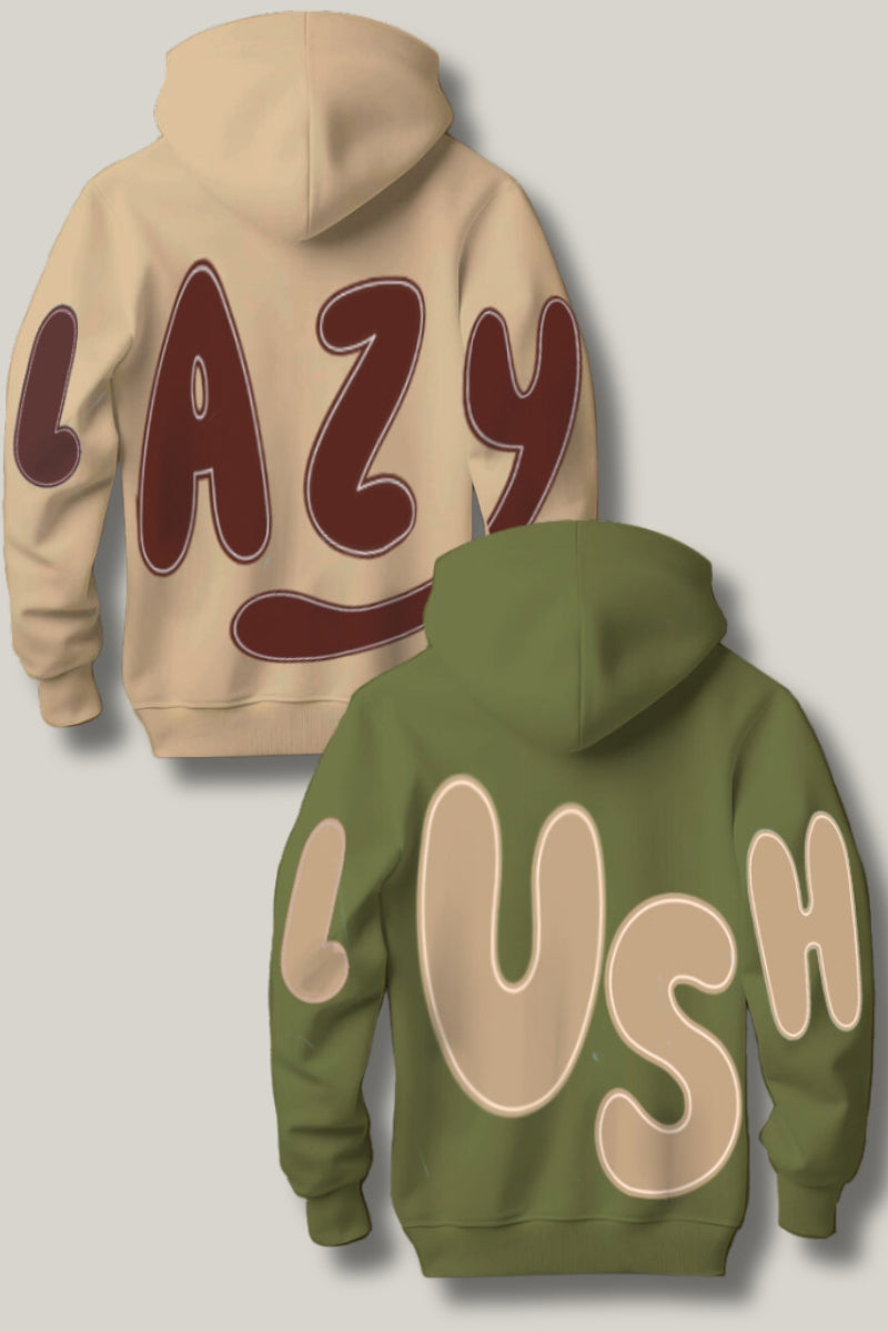 Lazy Lush Signature Couple Hoodies — Pack of 2
