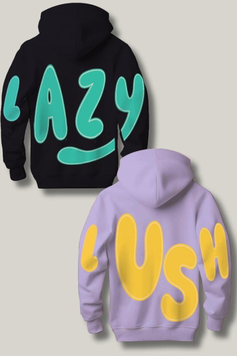 Lazy Lush Signature Couple Hoodies — Pack of 2