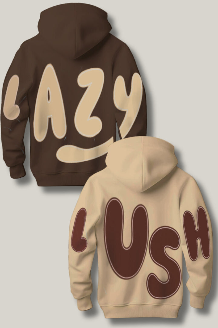 Lazy Lush Signature Couple Hoodies — Pack of 2