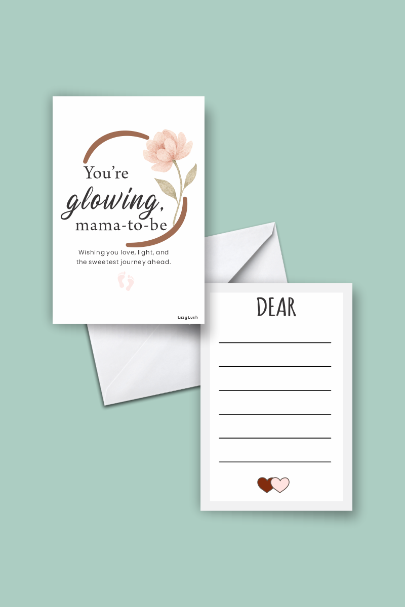You're Glowing, Mama To Be Greeting Card