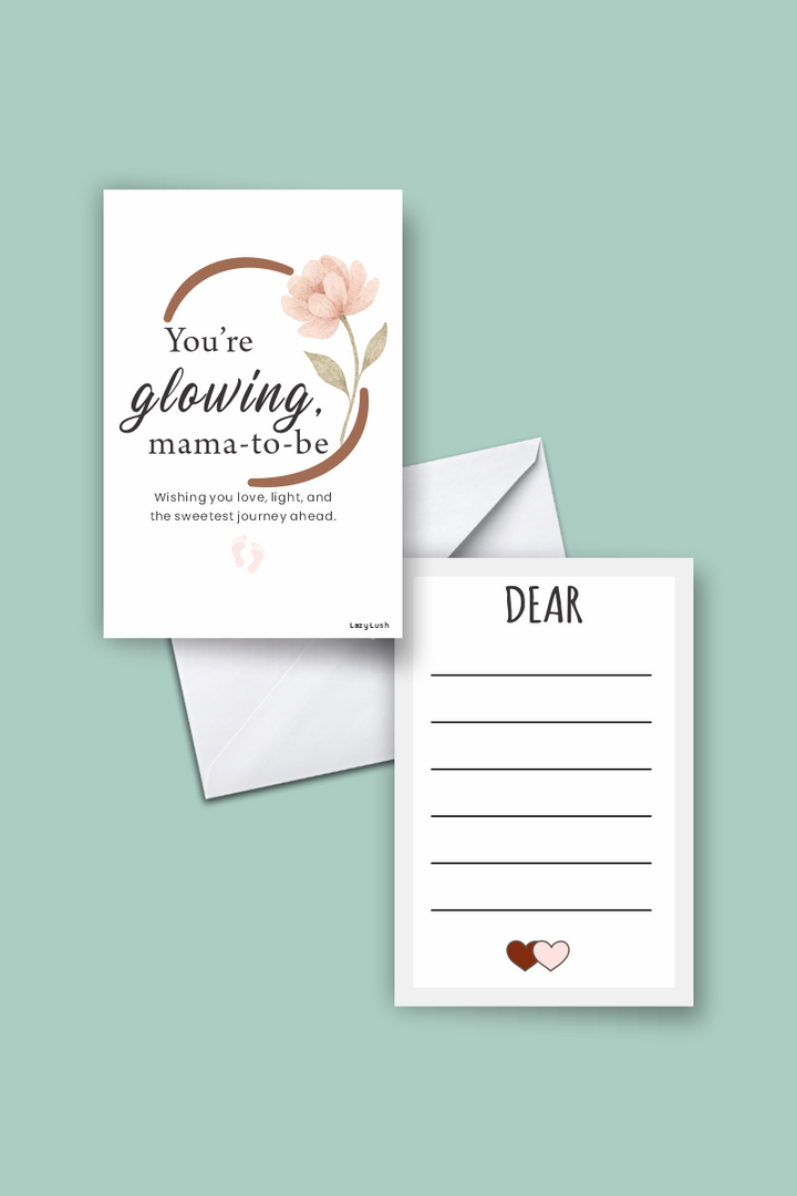 You're Glowing, Mama To Be Greeting Card