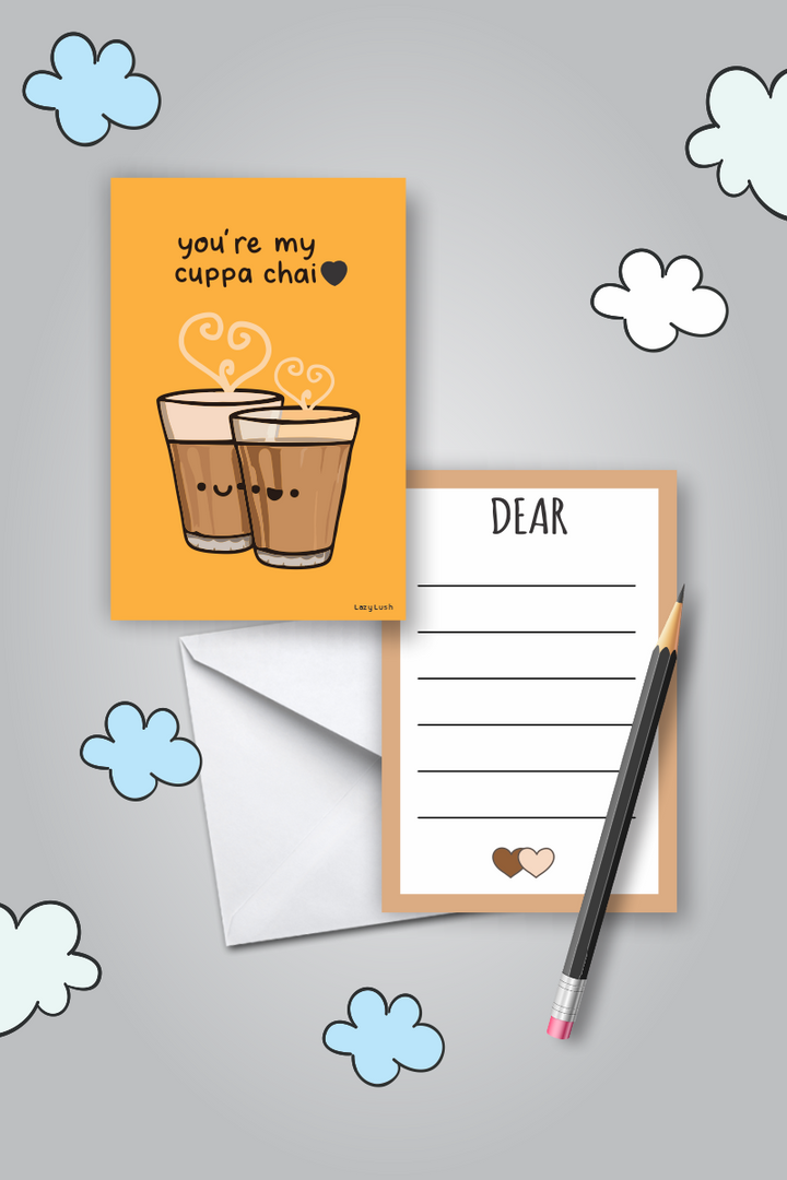 You're My Cuppa Chai Greeting Card