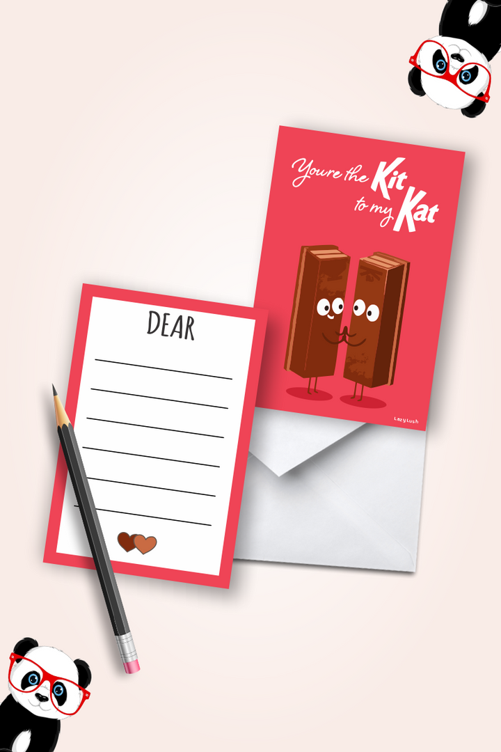 You're the Kit to My Kat Greeting Card