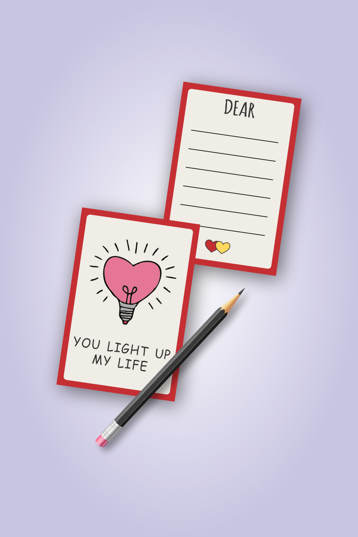 You light up my life Greeting card - Lazy Lush