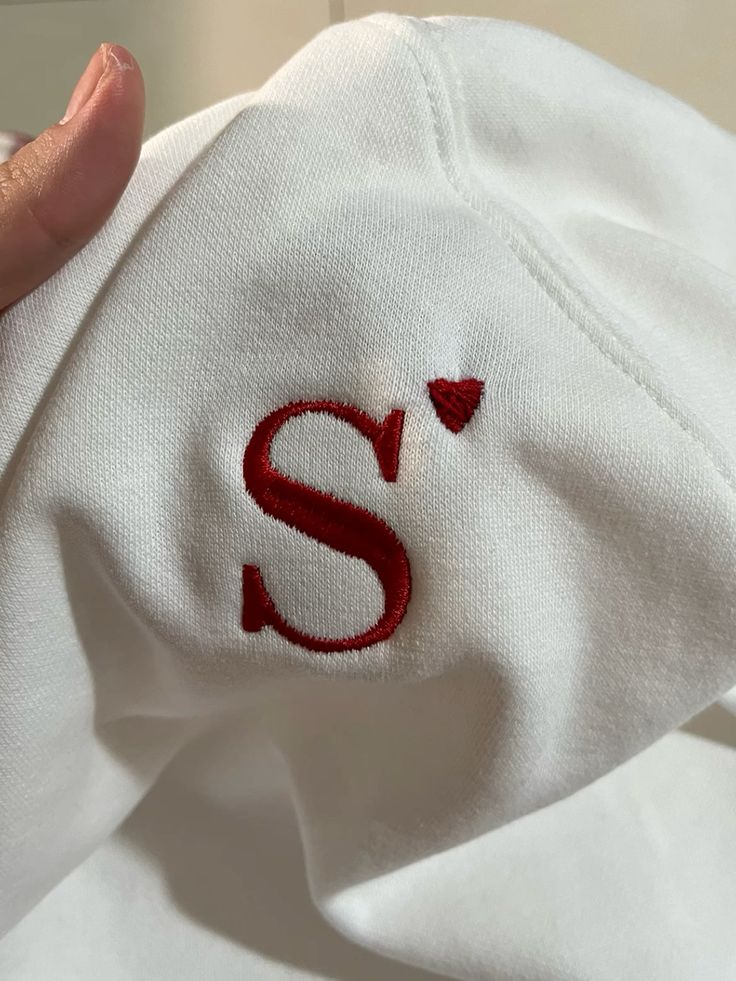 Embroided Customised Initial Oversized Drop-Shoulder Hoodie