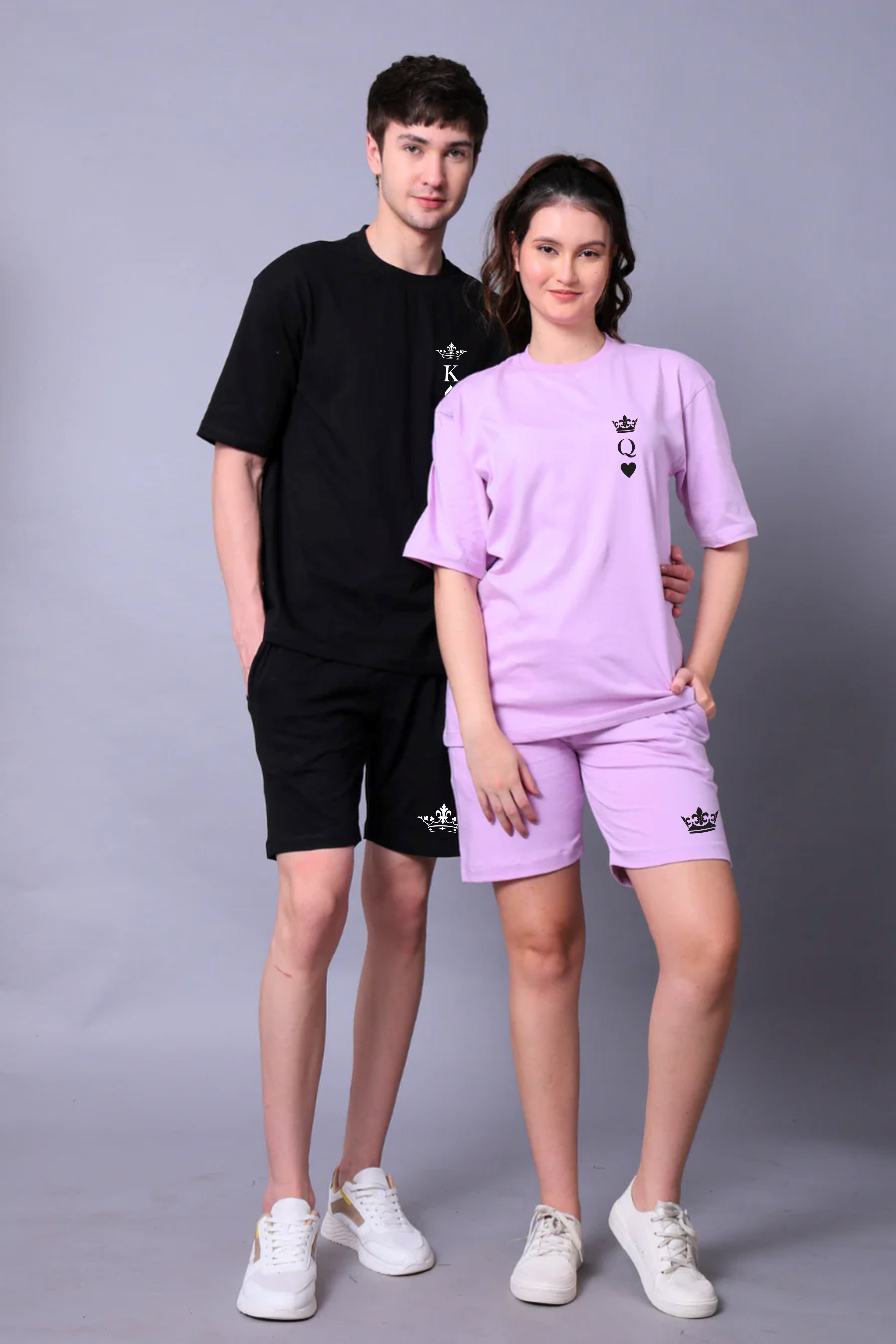 King & Queen Couple Co-Ord Sets (Pack of 2)