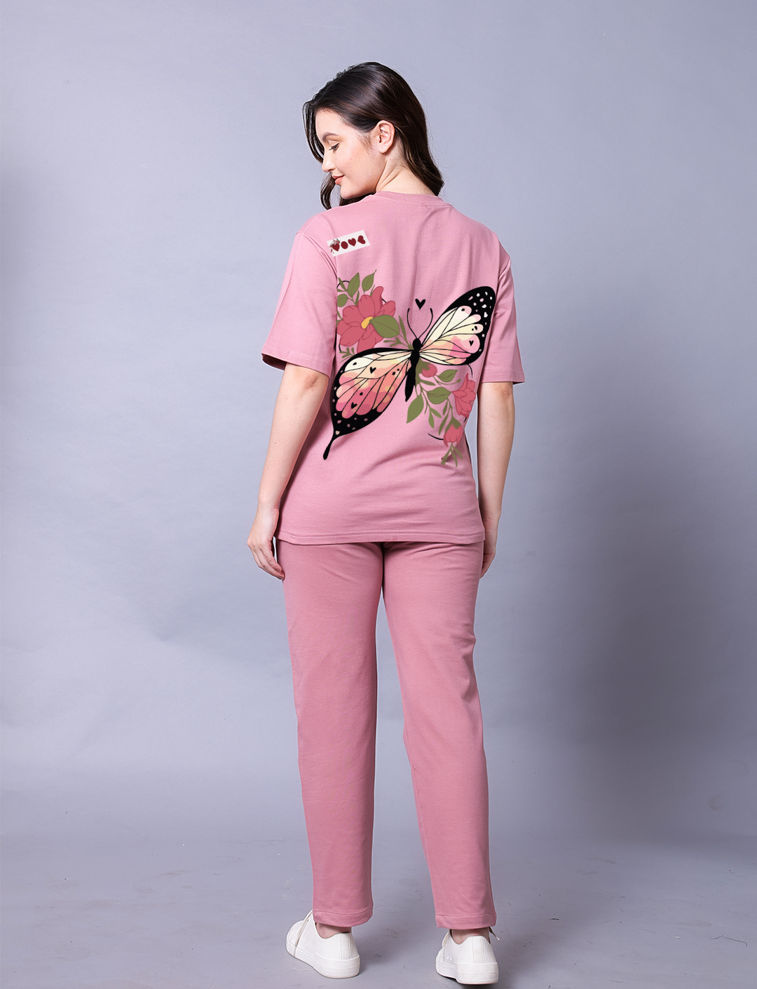 Butterfly Women Co-Ord Set With Joggers