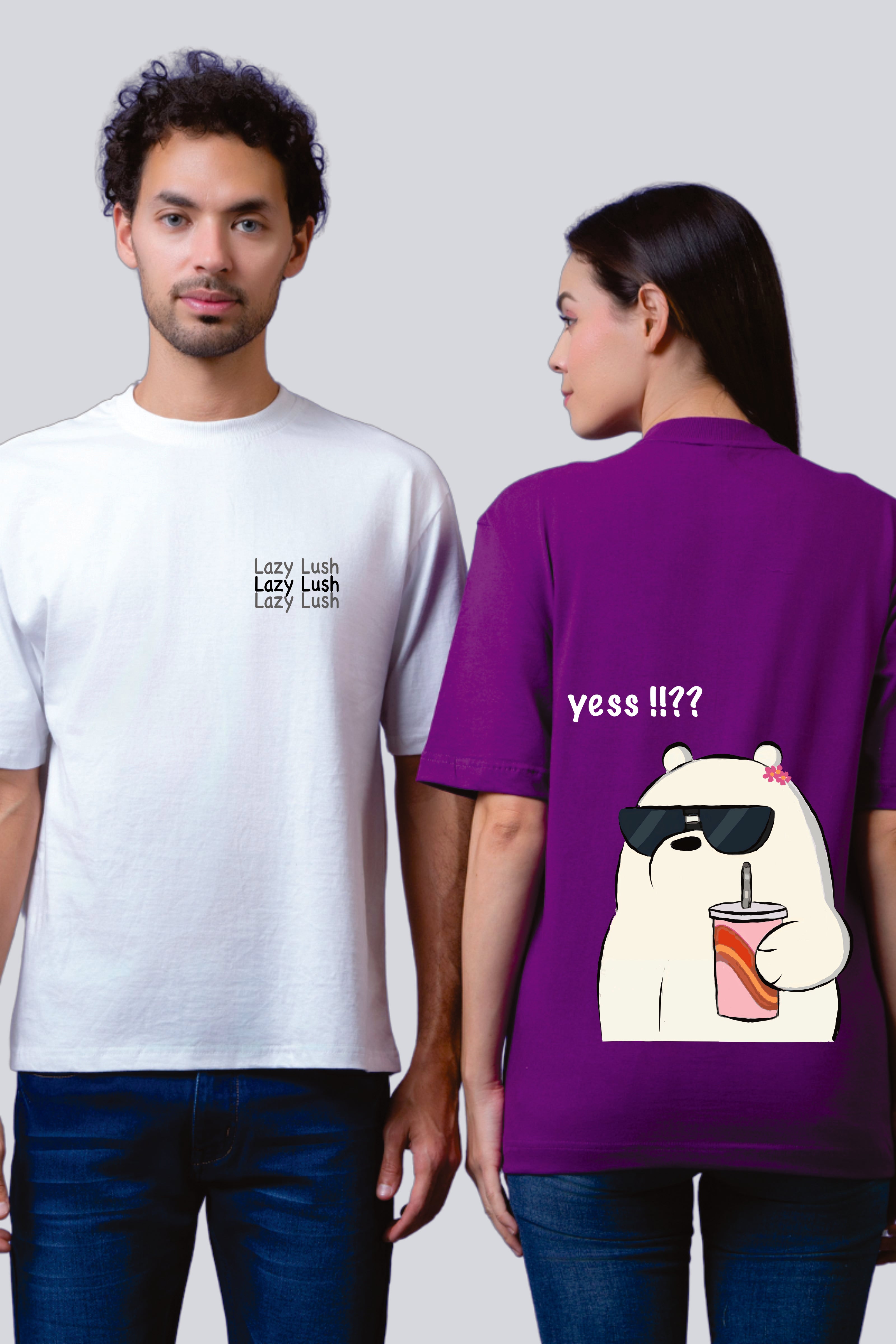 Quirky Query Unisex Oversized Tees - Pack of 2